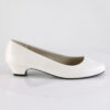 GWEN-01 White Faux Leather