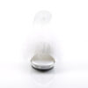 LIP-101-8 White Satin-Fur/Clear