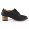 RUSSELL-34 Black Faux Leather