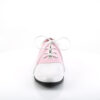 SADDLE-50 Baby Pink-White Pu
