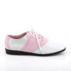 SADDLE-50 Baby Pink-White Pu