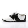 SADDLE-50 Black-White Pu