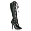 SEDUCE-2024 Black Stretch Faux Leather