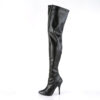 SEDUCE-3000 Black Stretch Faux Leather