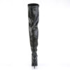 SEDUCE-3000 Black Stretch Faux Leather