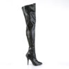 SEDUCE-3000 Black Stretch Faux Leather