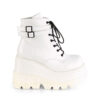 SHAKER-52 White Vegan Leather