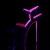 SKY-309TT Black Patent/Black-Neon Hot Pink