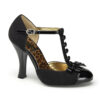 SMITTEN-10 Black Suede-Black Patent