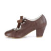 WIGGLE-32 Dark Brown Faux Leather