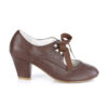 WIGGLE-32 Dark Brown Faux Leather