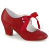 WIGGLE-32 Red Faux Leather