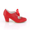 WIGGLE-32 Red Faux Leather