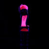 XTREME-875TT Black Patent-Neon Hot Pink/Black