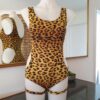 Wild Leopard Garter Bodysuit