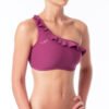 Carmen top frilled (ruby)