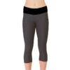 Naomi 3/4 workout leggings (grey / black)