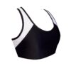 Black &#038; White Max Impact Sports Crop Top BK100