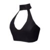 High Neck Halter Sports Crop Top BK139b