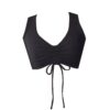 Scrunch front Sports Crop Top