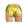 Sparkly Gold Pole Shorts Featuring Scrunch Sides