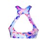 BK21AP452 Tropicana Print Keyhole Tank Bikini Top