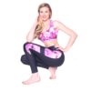 Floral print ladder sports crop top bk124