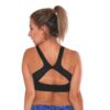 BK35 Contrast Sports Mesh High Neck Tank Crop Top