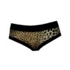 Leopard print scrunch bum pole shorts SH6Leop