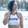 Rhapso&#8217;s Print High Neck Tank Crop Top