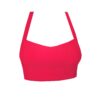 Sweetheart Sports Crop Top in Red BK143R