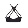 V Neck Power Mesh Sports Crop Top BK97