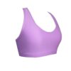 Strappy Lilac Sports Crop Top BK130