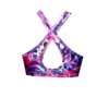 BK51P648UU Burning Luv Print Diamond Cut Crop Top