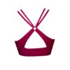 Burgundy Sports Crop Top BK110