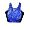 BK33P417 Figure 8 high neck tank crop top