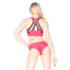 Red Slice Sports Crop Top BK104