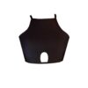 BK30b Black Halter Crop Top feat Keyhole Racerback