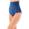 Betty velvet high waisted shorts (velvet blue)