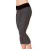 Naomi 3/4 workout leggings (grey / black)