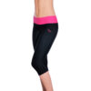 Naomi 3/4 workout leggings (black / pink)