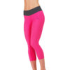 Naomi 3/4 workout leggings (pink / grey)