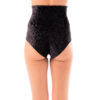 Betty velvet high waisted shorts (velvet black)