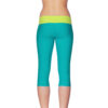 Naomi 3/4 workout leggings (turquoise / lime)