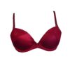 Red Balconette French Lace and Satin Bra BRA88R