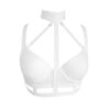 White Cage Chocker Push Up Bra in french lace