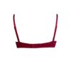 Red Balconette French Lace and Satin Bra BRA88R