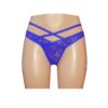 Royal blue Cross Over Cheeky knicker UW19