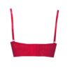 Red strappy longline lace bra 5092R