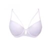 Lilac Lace strappy bra featuring keyhole